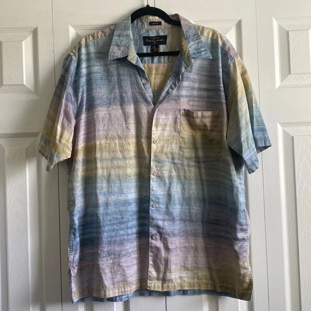 Pete Huntington 💯 cotton Button Down XL